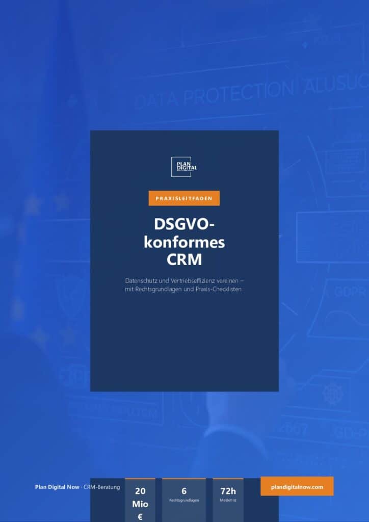 DSGVO-konformes CRM - Cover